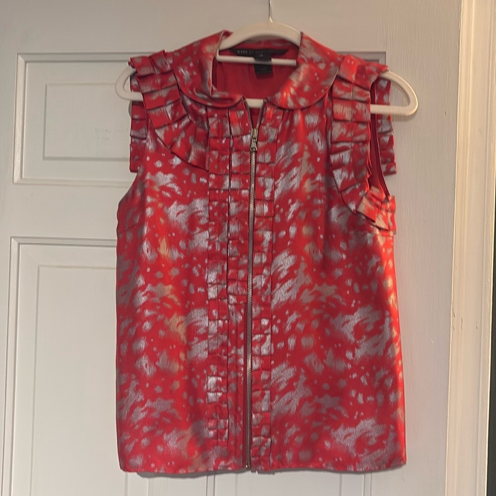 Marc by Marc Jacobs silk shirt, size XS